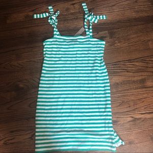 J. Crew Green & White Summer Dress!
